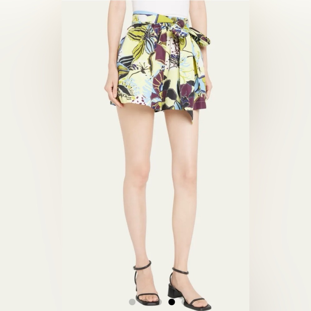 NWT Tanya Taylor Nikiya Tie Belt High Waist shorts | size 10